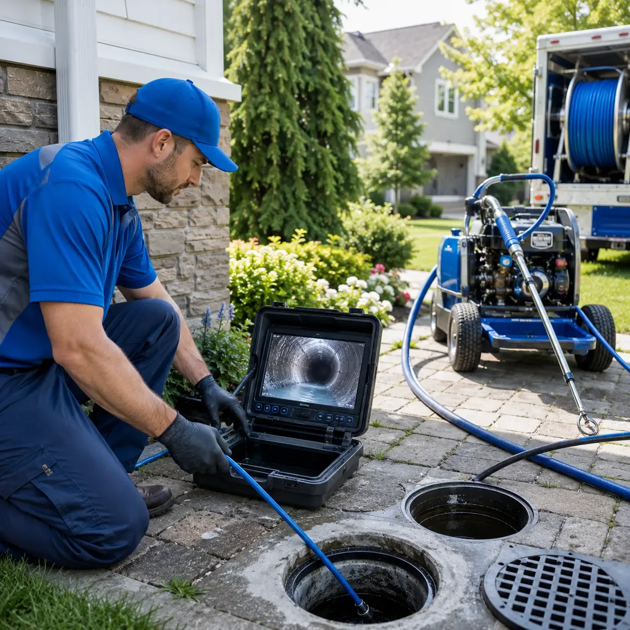 Outdoor drain cleaning professionals serving Mark, IL